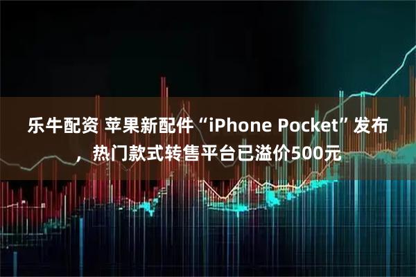 乐牛配资 苹果新配件“iPhone Pocket”发布，热门款式转售平台已溢价500元